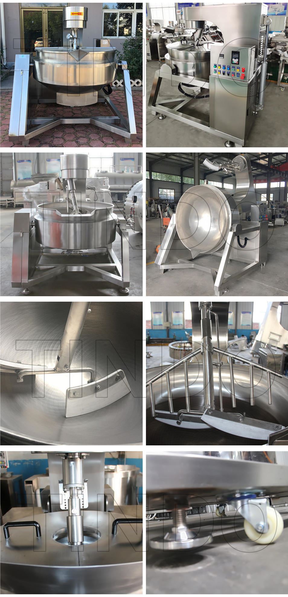 Double Layers Jacketed Cooking Kettle